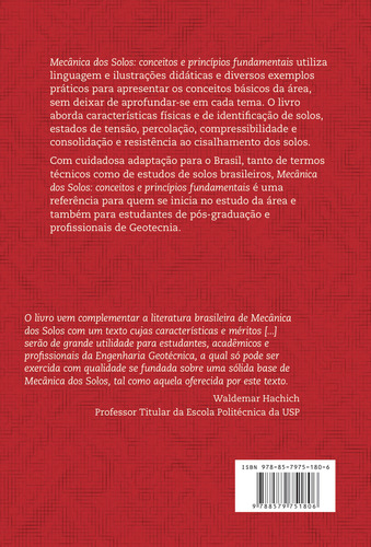 Mecanica Do Solos - Vol. 1, De Fernandes, Manoel De Matos. Editora Oficina De Textos, Capa Mole, Edição 1 Em Português