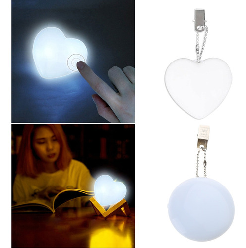 Lámpara De Bolso Con Luz Led En Forma De Corazón (2 #mold) A