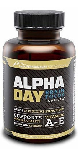 Suplemento Cerebral Peak Performance Alpha Day Focus 