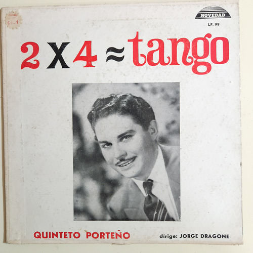 Vinilo Microsurco Quinteto Porteño J Dragone 2x4 = Tango Vm1