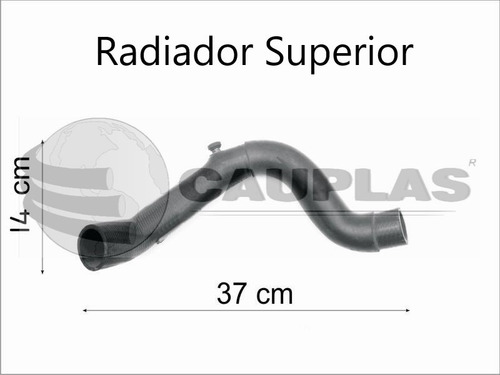 Imagen 2 de 6 de Manguera Radiador Superior Renault R19 1.6 8v