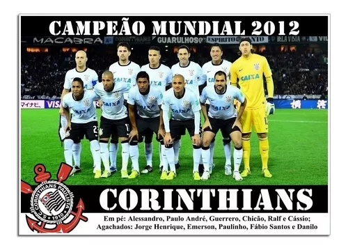 Pôster Corinthians Campeão Mundial 2000 30x40cm