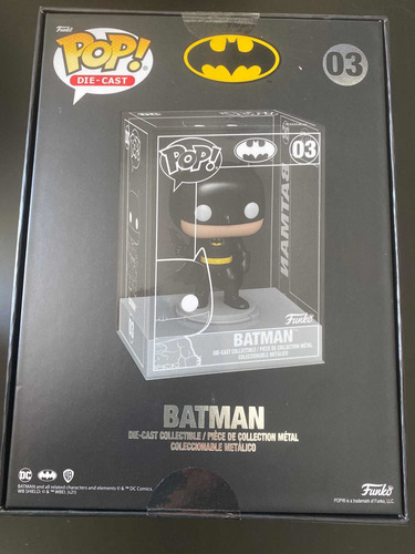Funko 03 Batman Die-cast Collectable Exclusivo Funko Store