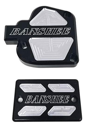 Brake & Throttle Reservoir Cover Set (black) For 87-06 ...