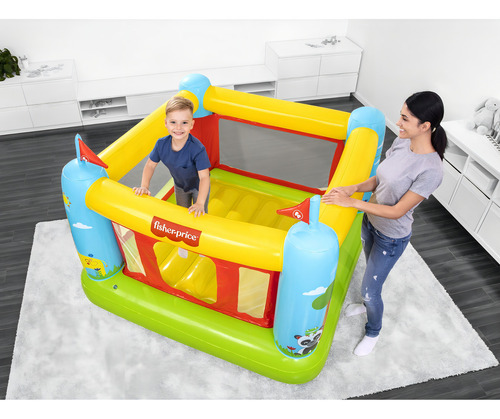 Brincolín Inflable Fisher Price Bestway 1.75 X 1.73 X 1.35 M Color Rojo