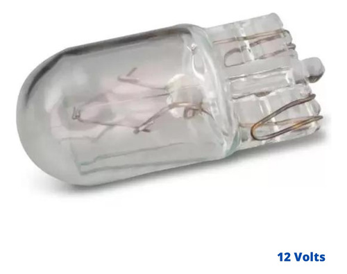 Par Lâmpada Pingo Esmagada T10 Cristal Clear 12v 5w