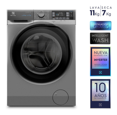 Imagen 2 de 10 de Lavasecadora Carga Frontal Electrolux 11/7kg Ultimate Care -
