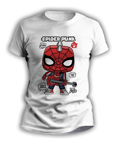 Remeras Sublimadas Impresas Estampadas De Spider Punk - 7333