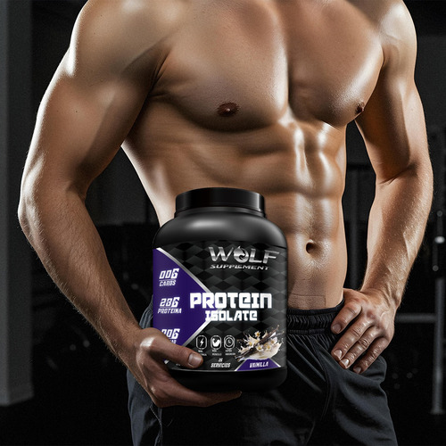 Proteína Whey Hs Hidrolizada Isolate Wolf 1kg 26 Servicios Vainilla