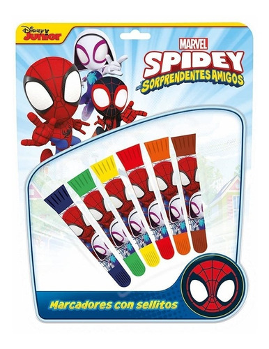 Marcadores Blow Pen Spiderman Con Sello Original  Ha575