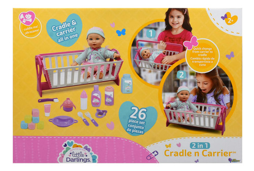 Muñeca Cradle N Carrier 2 En 1 De 30 Cm