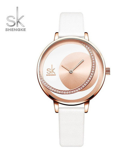 Reloj De Cuarzo Elegante De Lujo Shengke Diamond