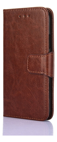 Funda Con Textura De Cristal Marrón Para Tcl 40r 5g