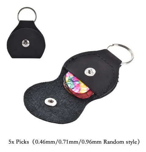 Guitar Capo Pick Holder And Picks For Electric Guitars