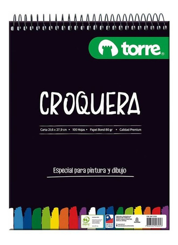 Croquera Tamaño Carta   100 Hojas  Imagia