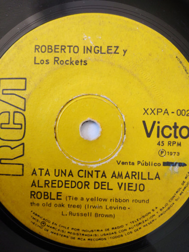 Vinilo Single De  Roberto Inglez -ata Una Cinta Amari ( U89