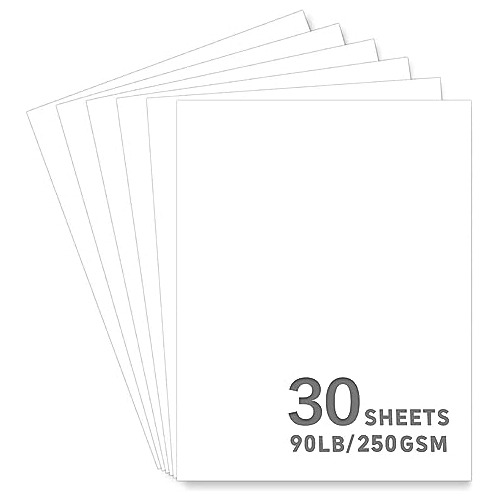 30sheets White Cardstock Paper, 11 X 17 Card Stock For ...