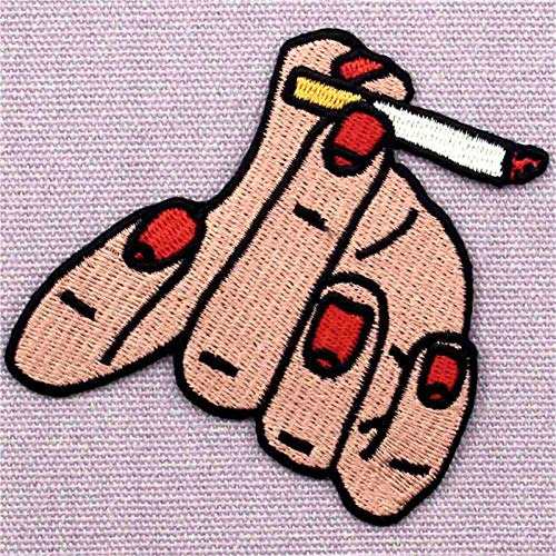 Parche Bordado En Forma De Mano Con Parche En Forma De Cigar