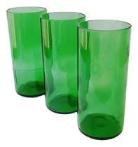 Comprar Vasos Hechos Botellas Vidrio Cortadas Artesanales X 5