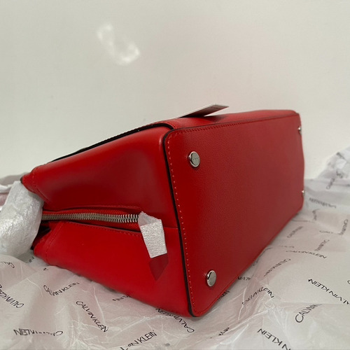 Bolsa Calvin Klein Satchel Daytona Cuero Piel 100% Original