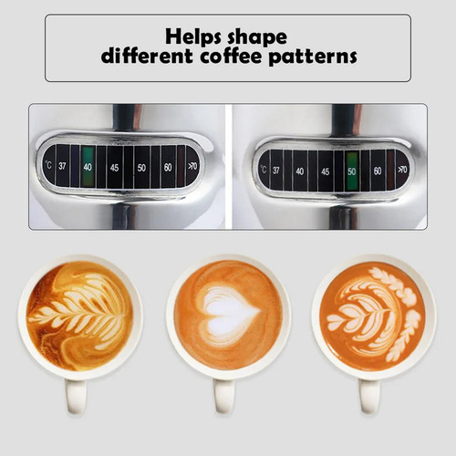 Jarra De Espuma De Expreso De 600 Ml Con Acero Inoxidable