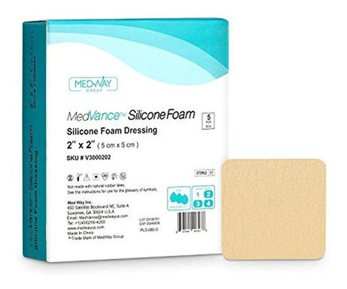 Medvance Tm Silicona  Apósito De Espuma Absorbente Adhesivo