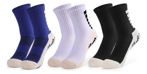 Men's Anti-slip Football Socks 3 Pairs