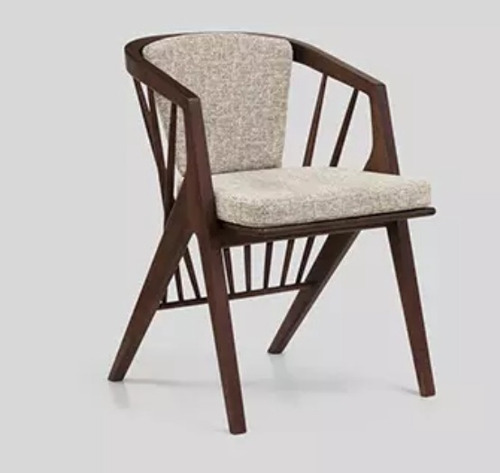 Imagen 4 de 7 de Silla Para Comedor Madera 100% Maciza Roble Ref: Maciza504