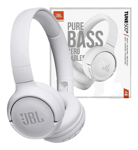 Imagen 3 de 6 de Auriculares Inalámbricos Jbl Tune 500bt By Hartman Blanco