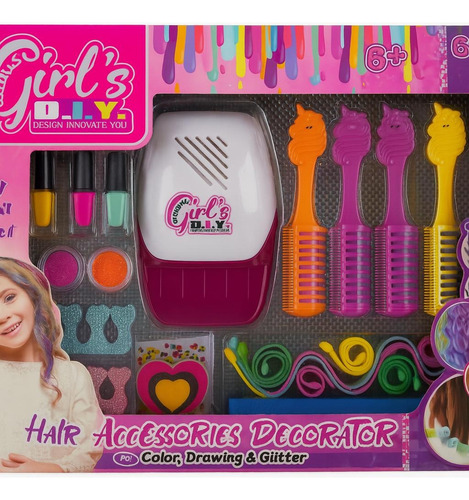 Kit Manicura Lampara Seca Esmalte Brillo Crea, Decora Y Uñas