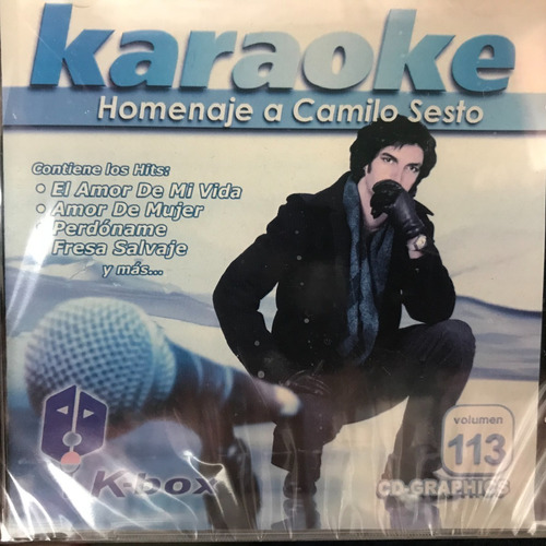 Disco Compacto Karaoke Camilo Sesto 113