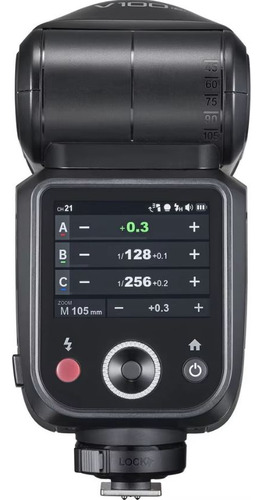 Flash Speedlite Godox V100 Ttl Para Nikon Com Nota Fiscal