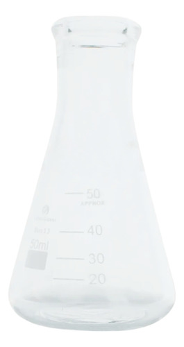 Matraz Vidrio Erlenmeyer 50 Cc Ch