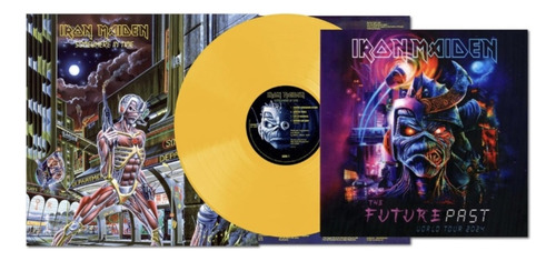 Iron Maiden-somewhere In Time Vinilo Walmart 2024 Vinilo Amarillo Exclusivo De Walmart (Usado)