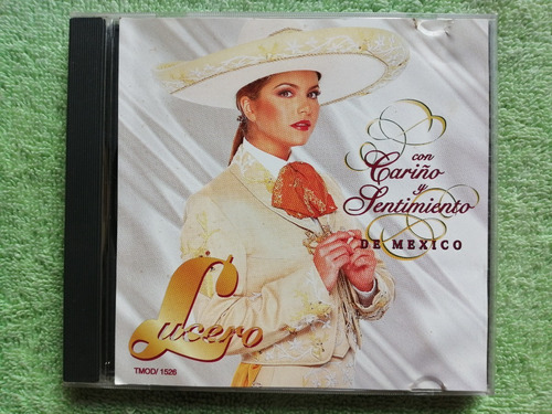 Eam Cd Lucero Con Cariño Y Sentimiento De Mexico 1995 Melody