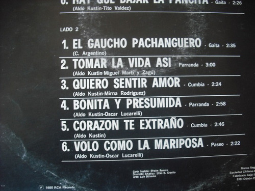 Vinilo Lp Del Conjunto Bacara A Parrandear Con El (xx523 (Usado)