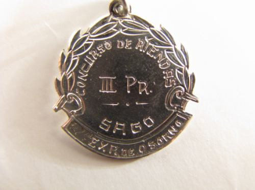 Medalla Concurso De Riendas Osorno