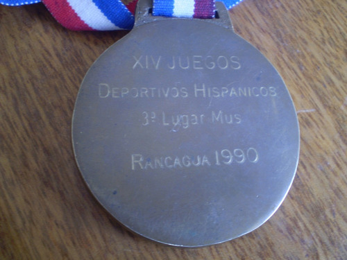 Medalla Bronce Masiso Xiv Juegos Deportivos Hispan(carp35