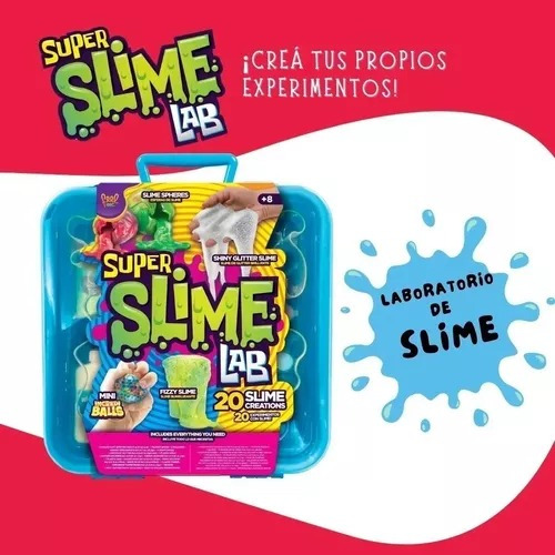 Imagen 4 de 5 de Set Para Hacer Experimentos Con Slime Super Slime Lab