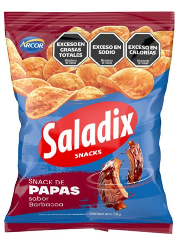 Papas Saladix Barbacoa X 58 Gms