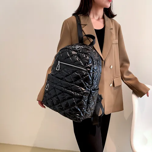 Mochilas Acolchadas Para Mujer Acolchadas De Algod n Con Ce