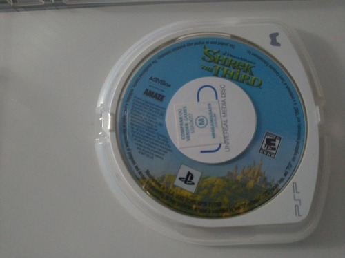 Jogo Psp Umd Shrek The Thitrd Impecável Completo (Usado)