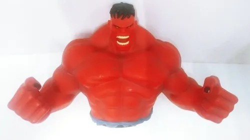 Marvel Avengers Hulk Alcancia Red Rojo Original