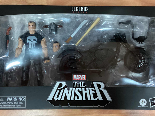 The Punisher Marvel Legends Con Motocicleta