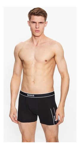 Boxer Brief Hugo Boss Color Negro 1 Pack - Original / Nuevo