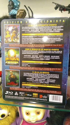 Trilogia Zombie Muertos Vivientes Blu Ray Romero (Usado)