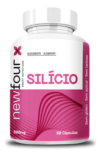 Silício Orgânico 60 Cápsulas 1x Dia Newfour Sabor Sem