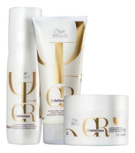 Wella Oil Reflections Sh 250ml+cond 200ml-ganhe Mask