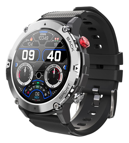 Reloj Smart Watch Militar Para Hombre 20 Funciones Water/r