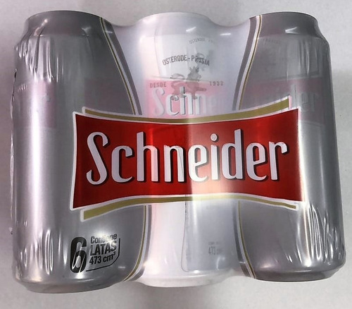 Cerveza Rubia Schneider 473 Ml X Unidad